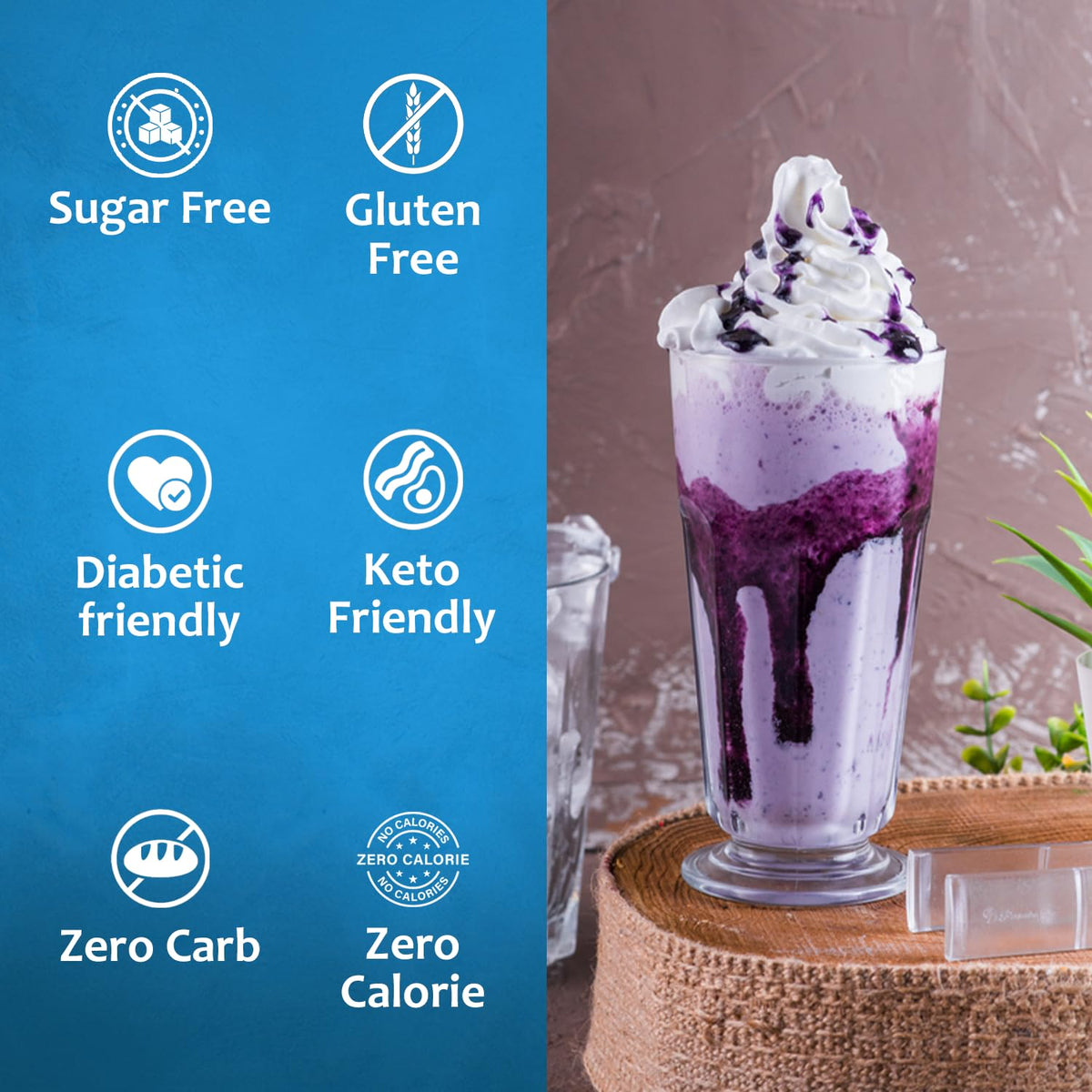 Sugar-Free BLUNILLA Syrup™ Vanilla Blueberry